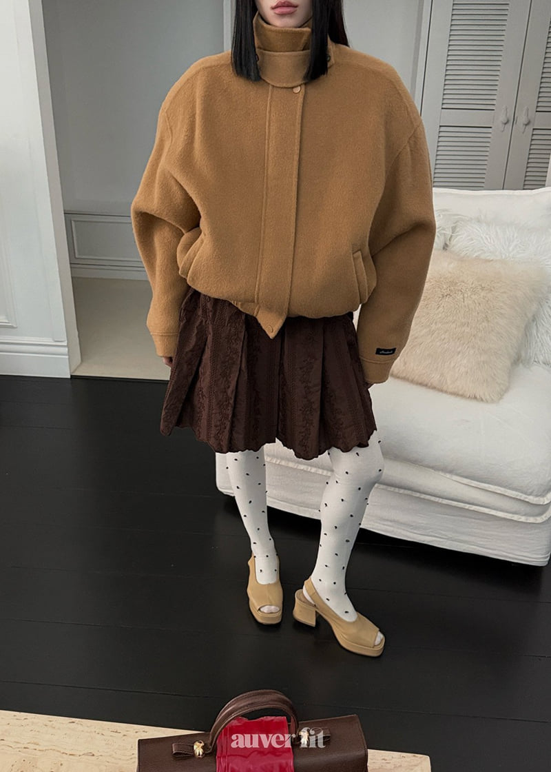 Auver_Fit - Korean Women Fashion - #momslook - Hand Blouson Jacket