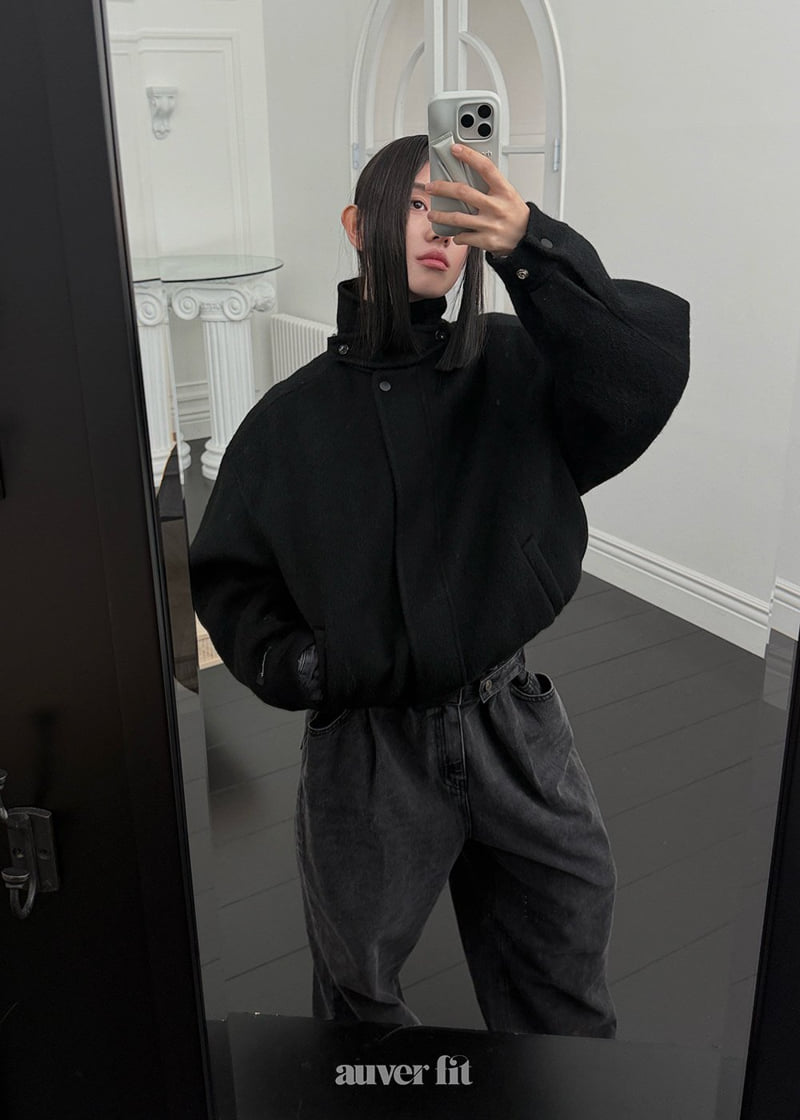 Auver_Fit - Korean Women Fashion - #momslook - Hand Blouson Jacket - 3