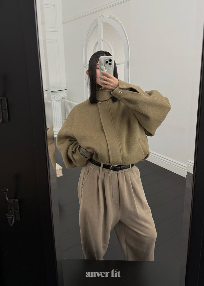 Auver_Fit - Korean Women Fashion - #momslook - Hand Blouson Jacket - 8