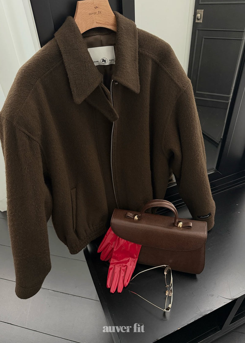 Auver_Fit - Korean Women Fashion - #momslook - Hand Blouson Jacket - 9