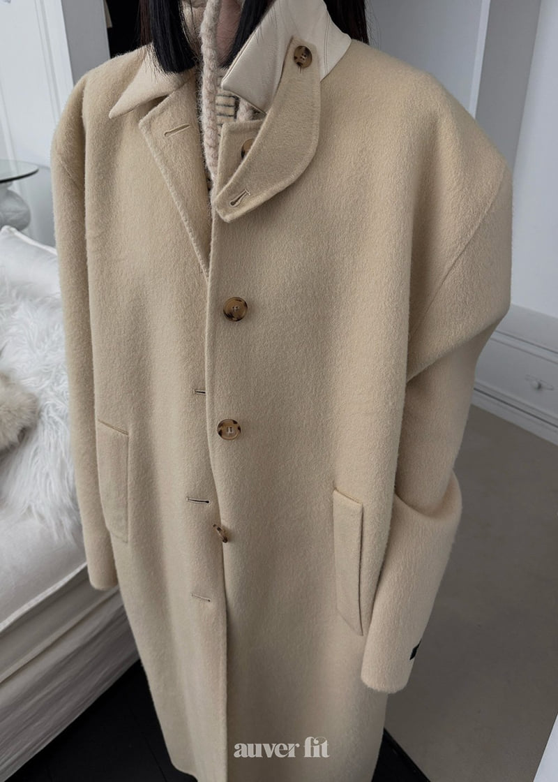 Auver_Fit - Korean Women Fashion - #momslook - Hand Over Coat - 5