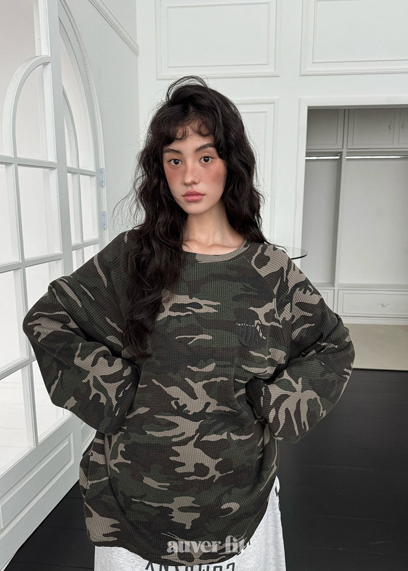 Auver_Fit - Korean Women Fashion - #momslook - Military Waffle Tee - 9