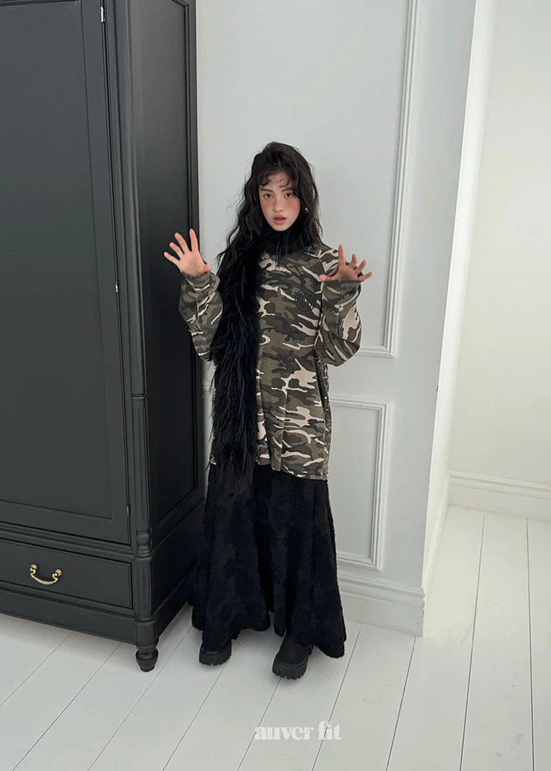 Auver_Fit - Korean Women Fashion - #restrostyle - Moss Flare Long Skirt