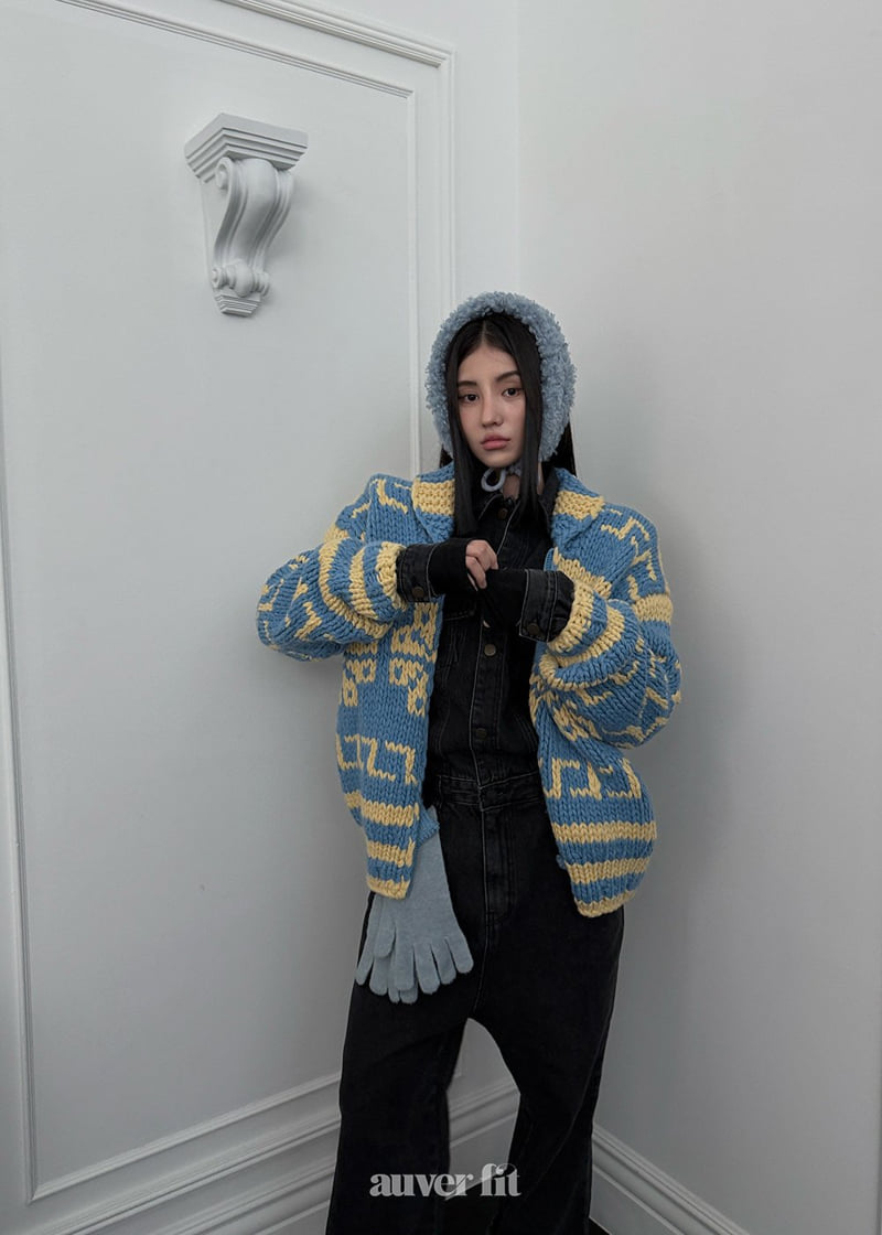 Auver_Fit - Korean Women Fashion - #romanticstyle - Hand Nordic Jacket - 10
