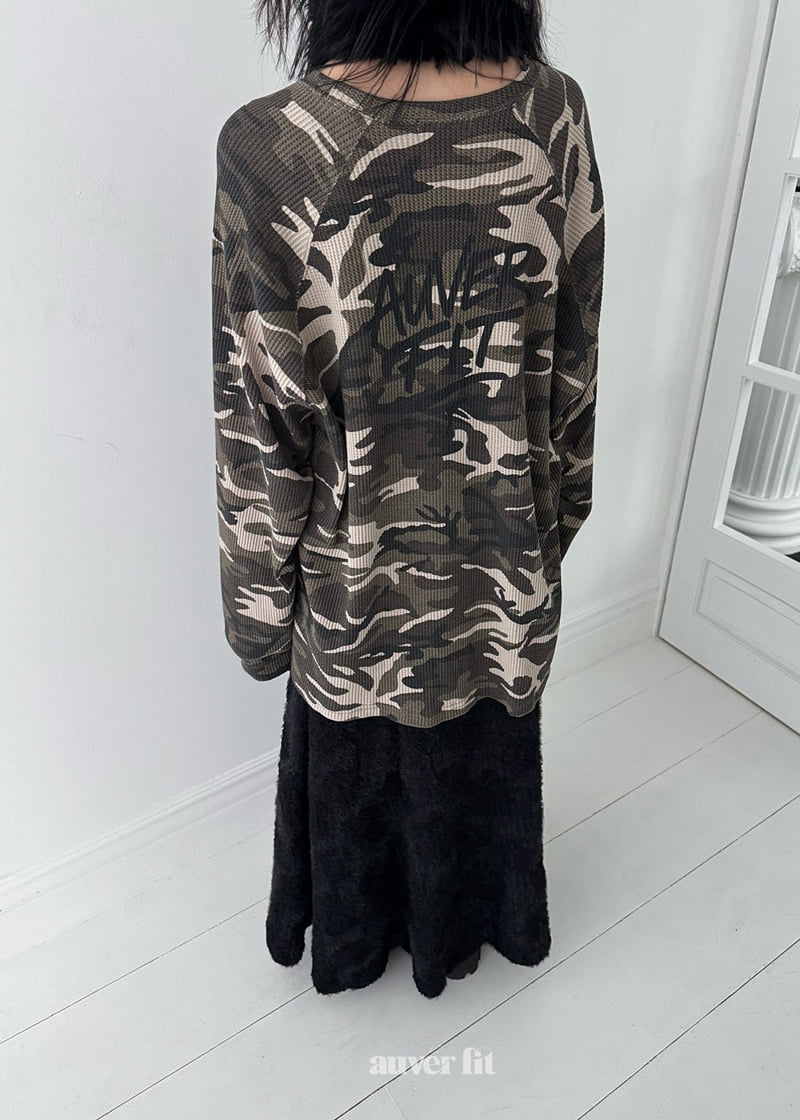 Auver_Fit - Korean Women Fashion - #romanticstyle - Military Waffle Tee - 3
