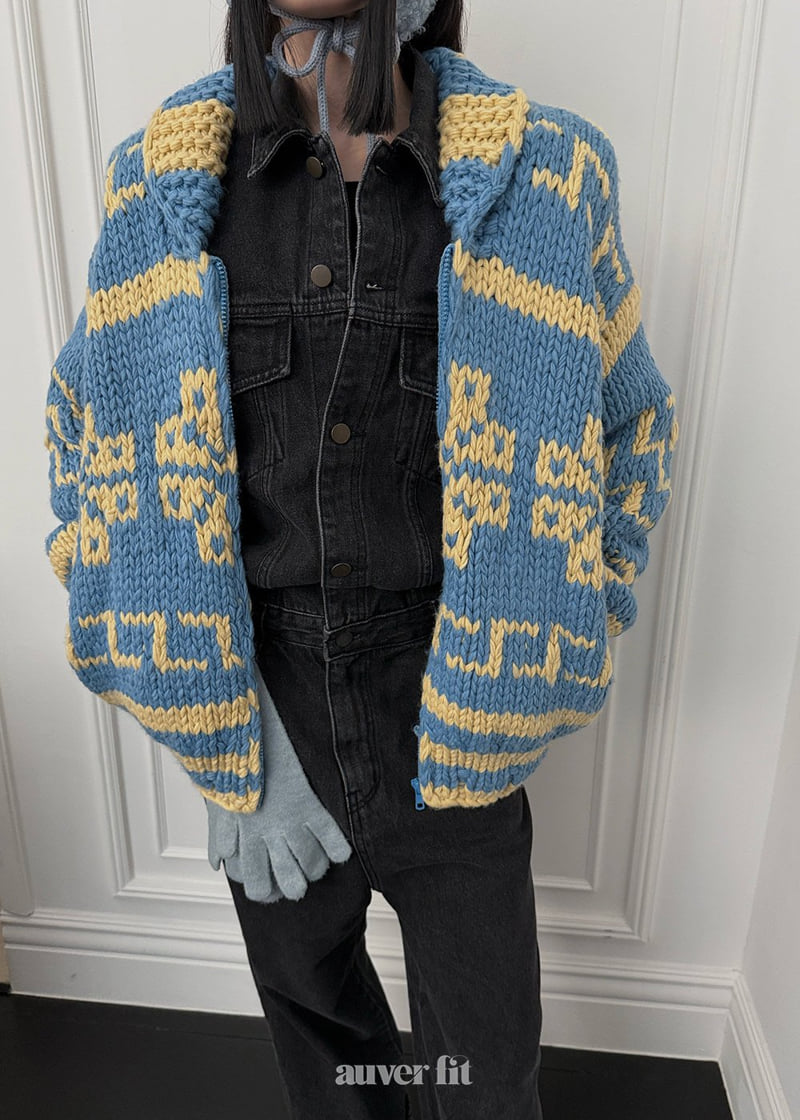 Auver_Fit - Korean Women Fashion - #shopsmall - Hand Nordic Jacket - 11