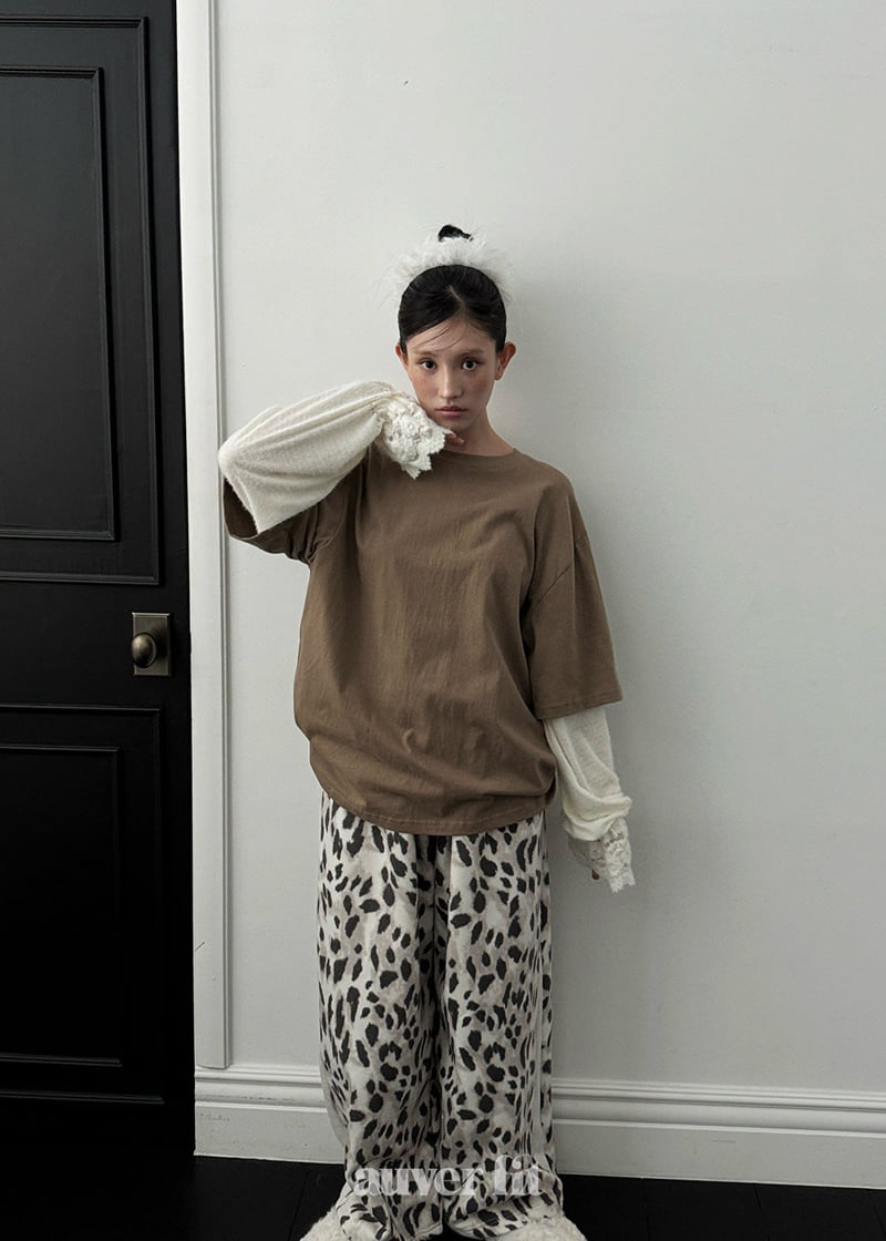 Auver_Fit - Korean Women Fashion - #shopsmall - Big Leopard Training Pants - 7