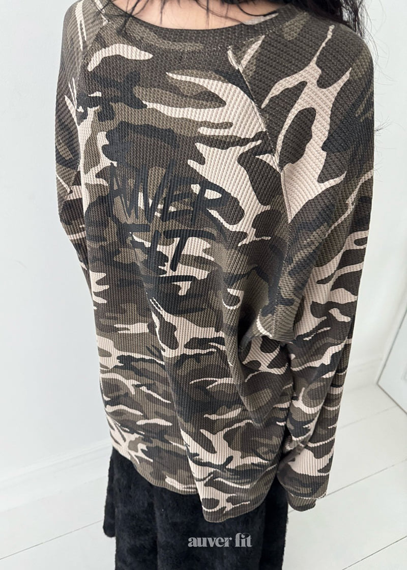 Auver_Fit - Korean Women Fashion - #romanticstyle - Military Waffle Tee - 4