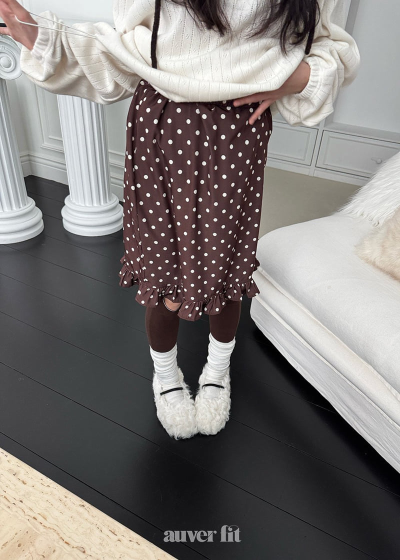 Auver_Fit - Korean Women Fashion - #thelittlethings - Dot Frill Skirt