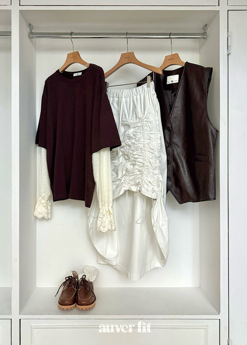 Auver_Fit - Korean Women Fashion - #thelittlethings - Peach Lace Tee - 10