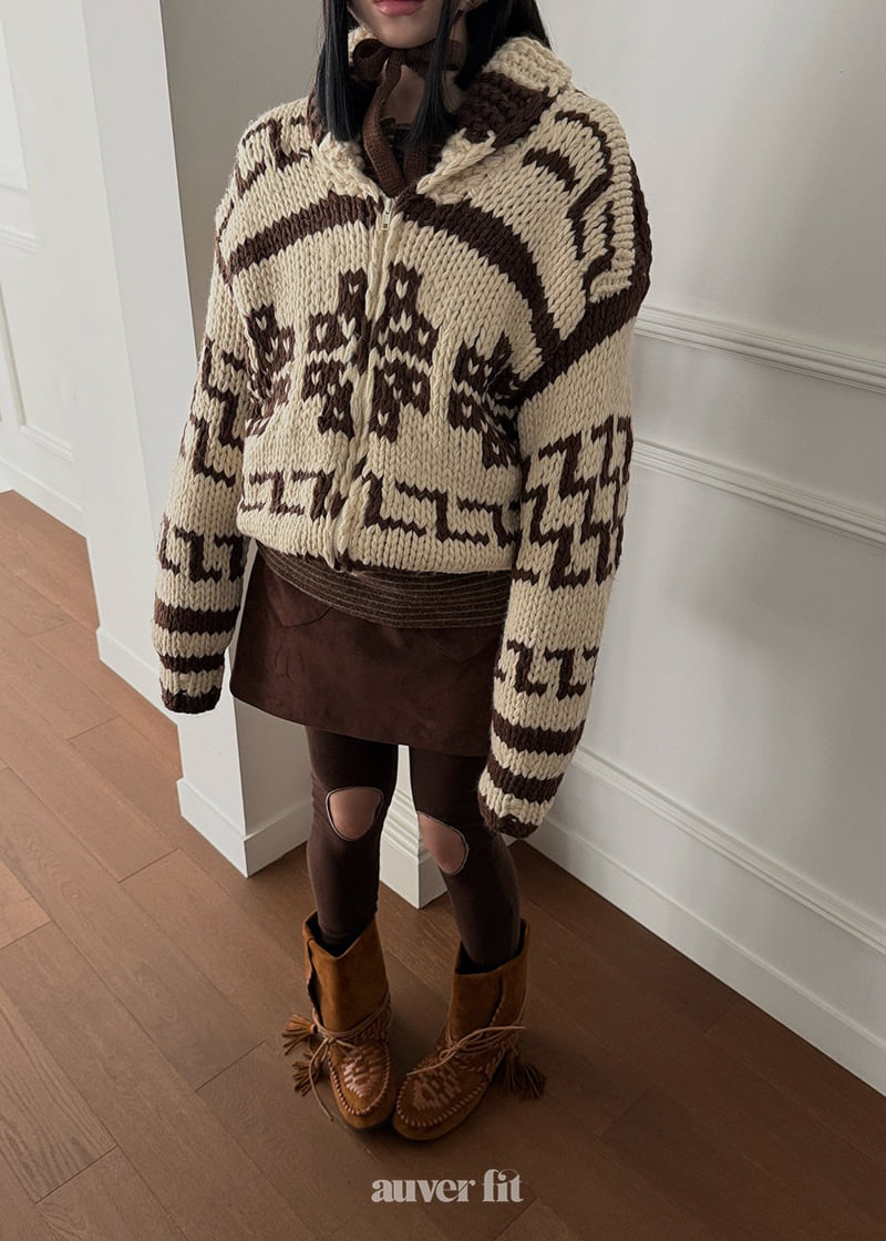 Auver_Fit - Korean Women Fashion - #vintageinspired - Hand Nordic Jacket - 6