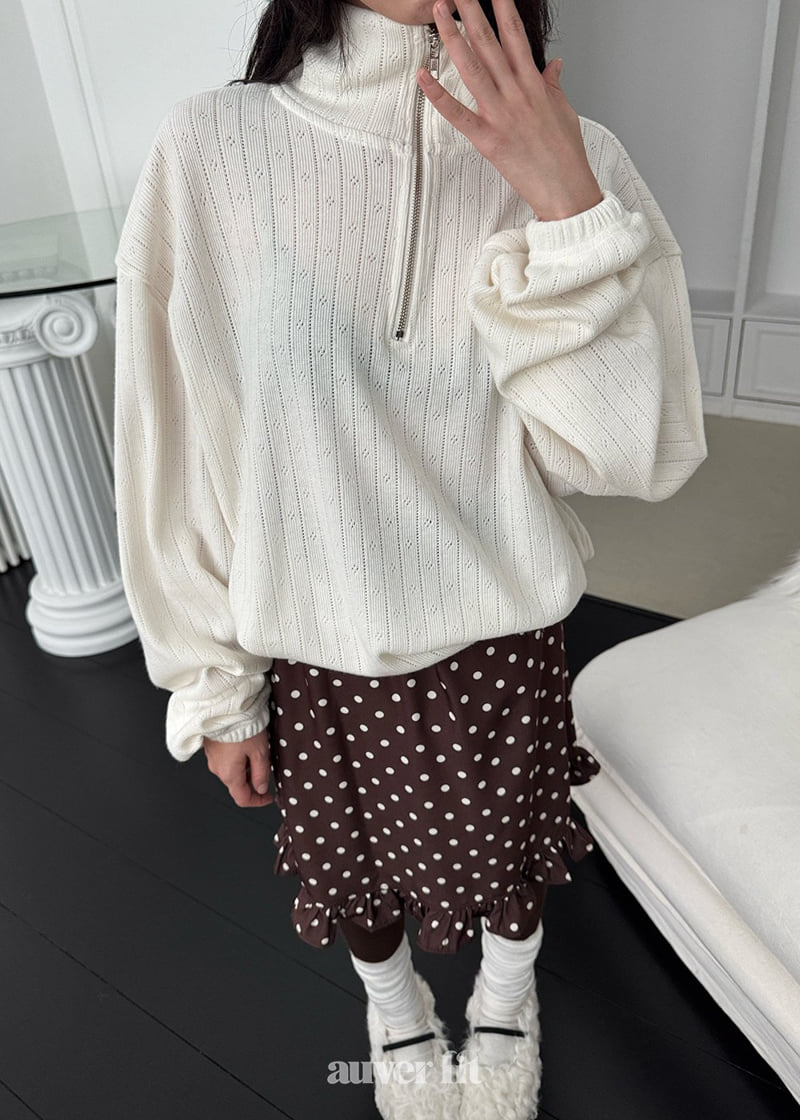 Auver_Fit - Korean Women Fashion - #womensfashion - Dot Frill Skirt - 3