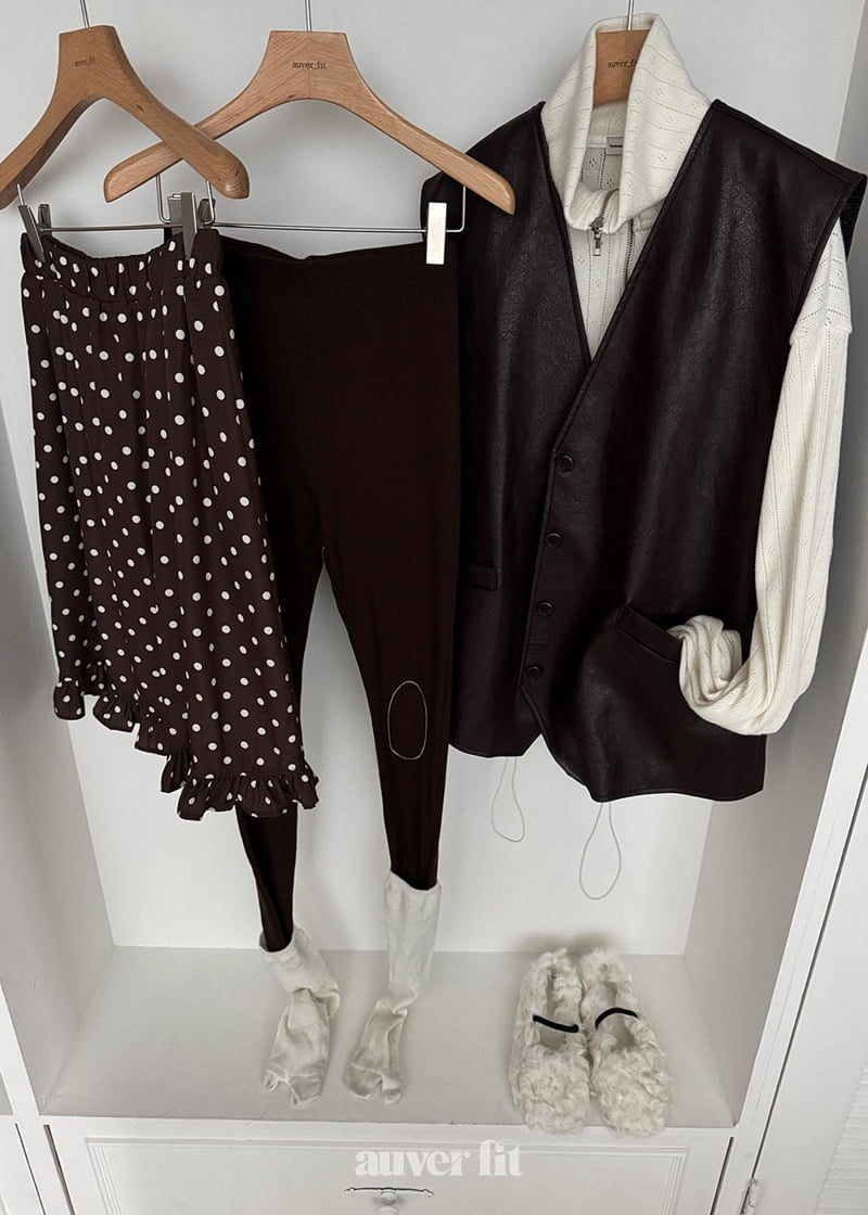 Auver_Fit - Korean Women Fashion - #womensfashion - Dot Frill Skirt - 9