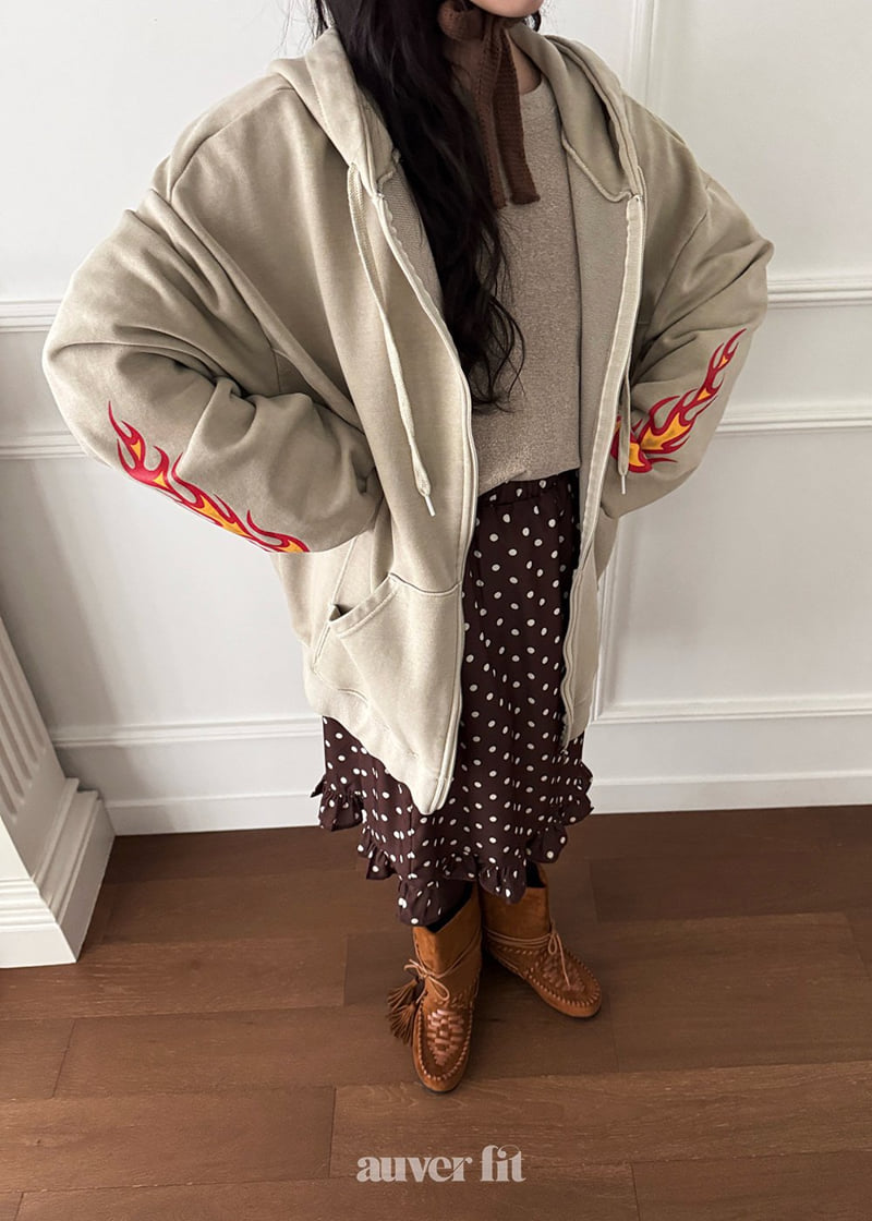 Auver_Fit - Korean Women Fashion - #womensfashion - Overpiece Hood Jacket - 7