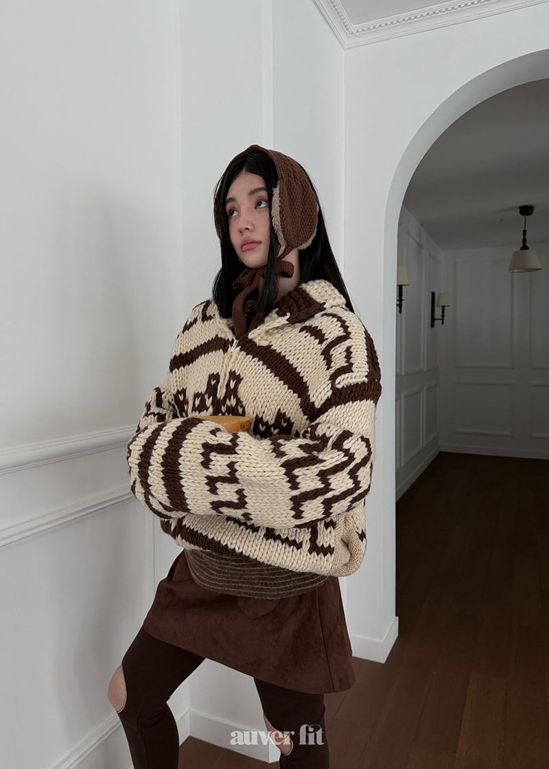 Auver_Fit - Korean Women Fashion - #womensfashion - Hand Nordic Jacket