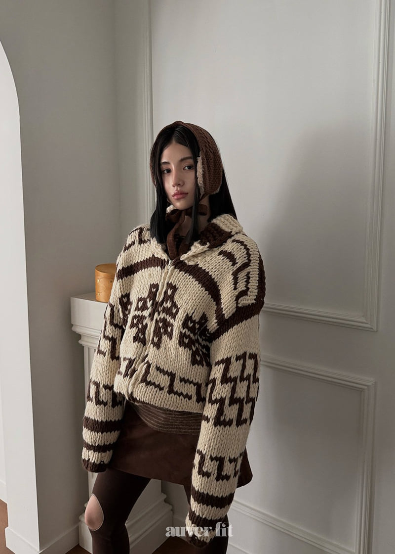 Auver_Fit - Korean Women Fashion - #womensfashion - Hand Nordic Jacket - 5