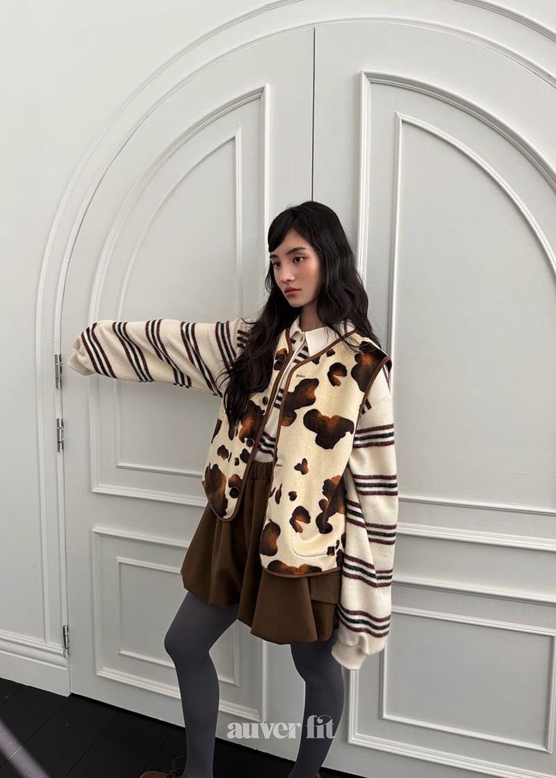 Auver_Fit - Korean Women Fashion - #momslook - Cowboy Reversible Vest - 4