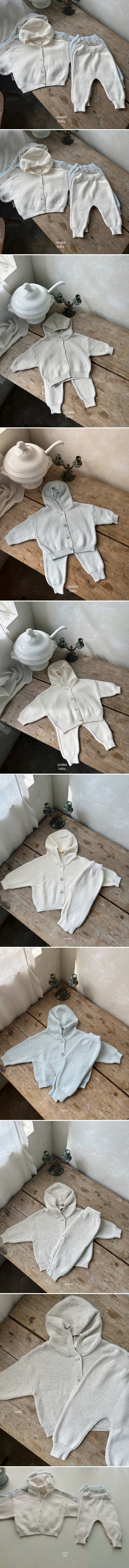 Azalea - Korean Baby Fashion - #babyoutfit - Bebe Forever Cotton Set - 2