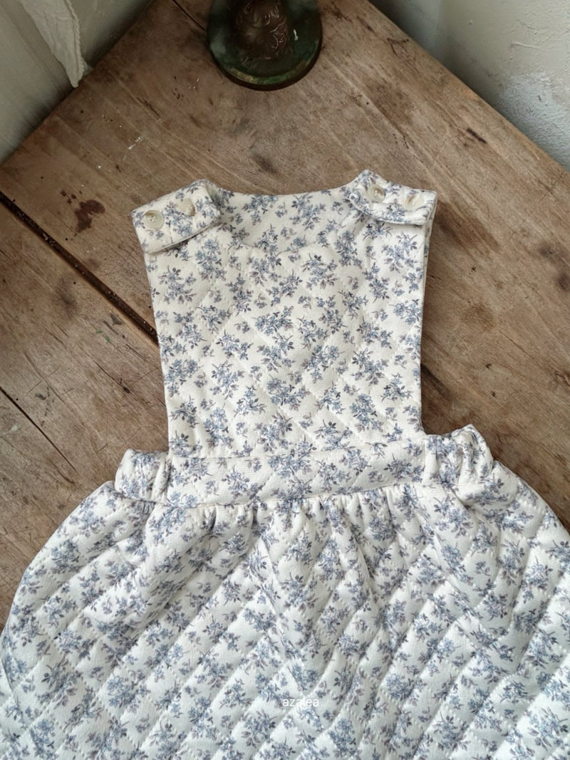 Azalea - Korean Children Fashion - #childofig - Olivia Quilted One-piece - 5