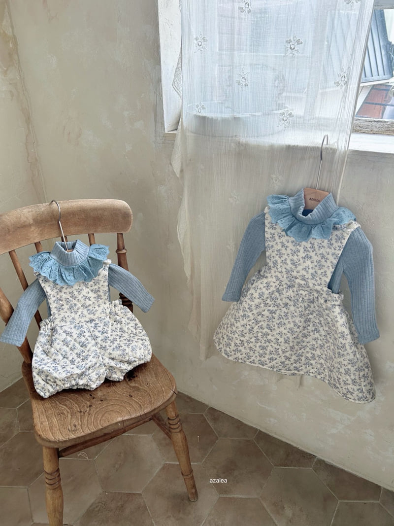 Azalea - Korean Children Fashion - #designkidswear - Olivia Quilted One-piece - 8