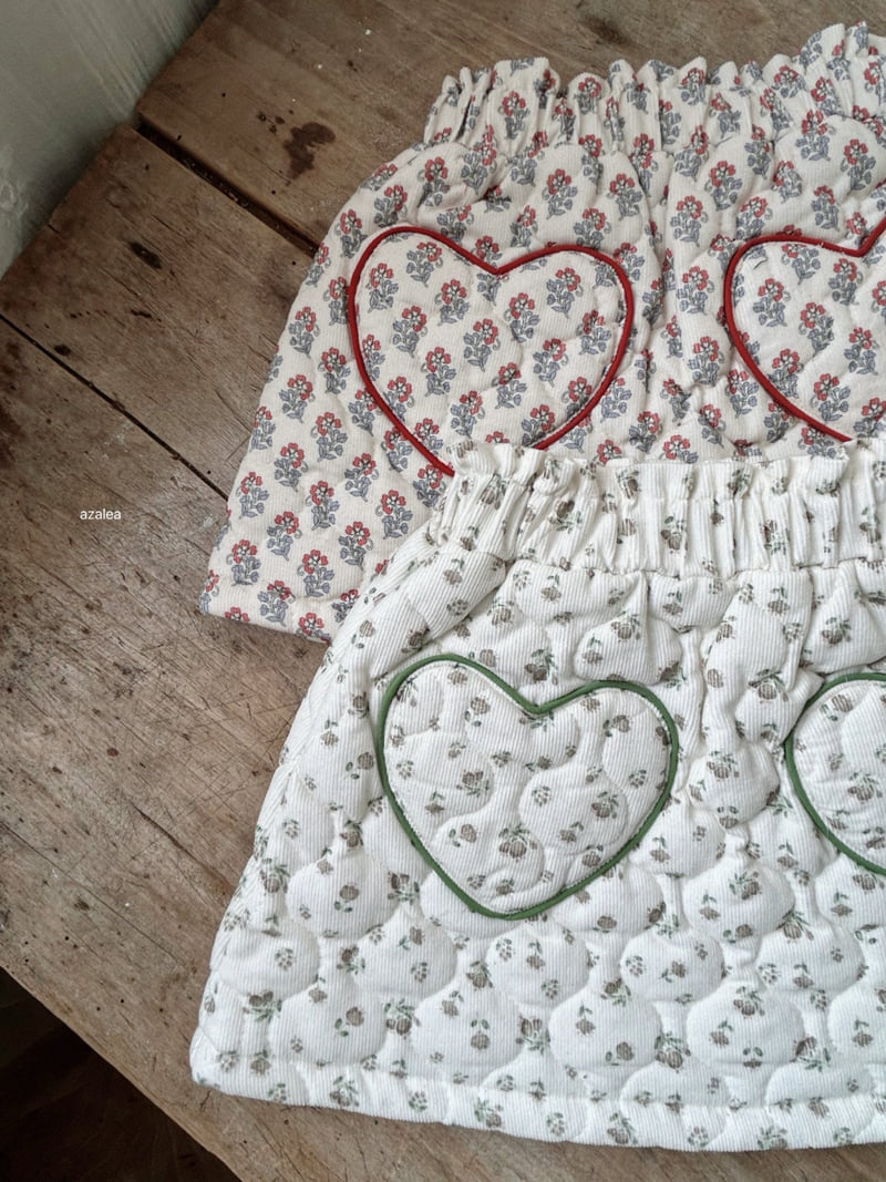 Azalea - Korean Children Fashion - #fashionkids - Daisy Heart Skirt - 3