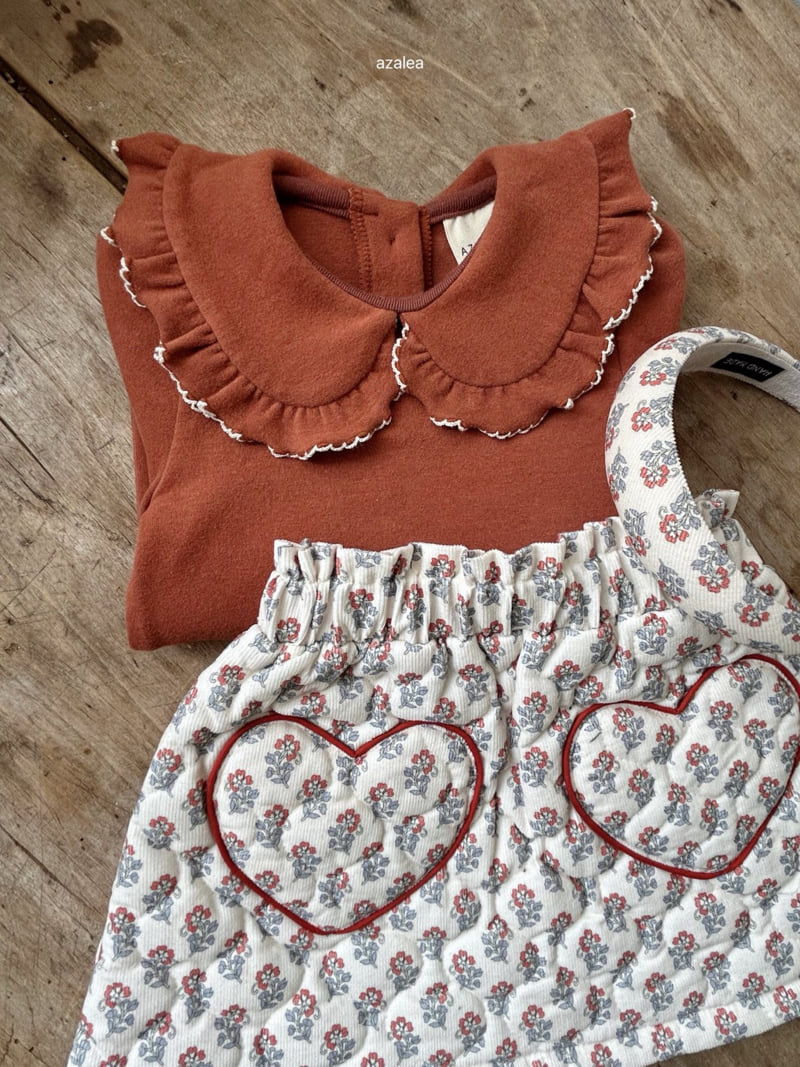 Azalea - Korean Children Fashion - #kidzfashiontrend - Daisy Heart Skirt - 6