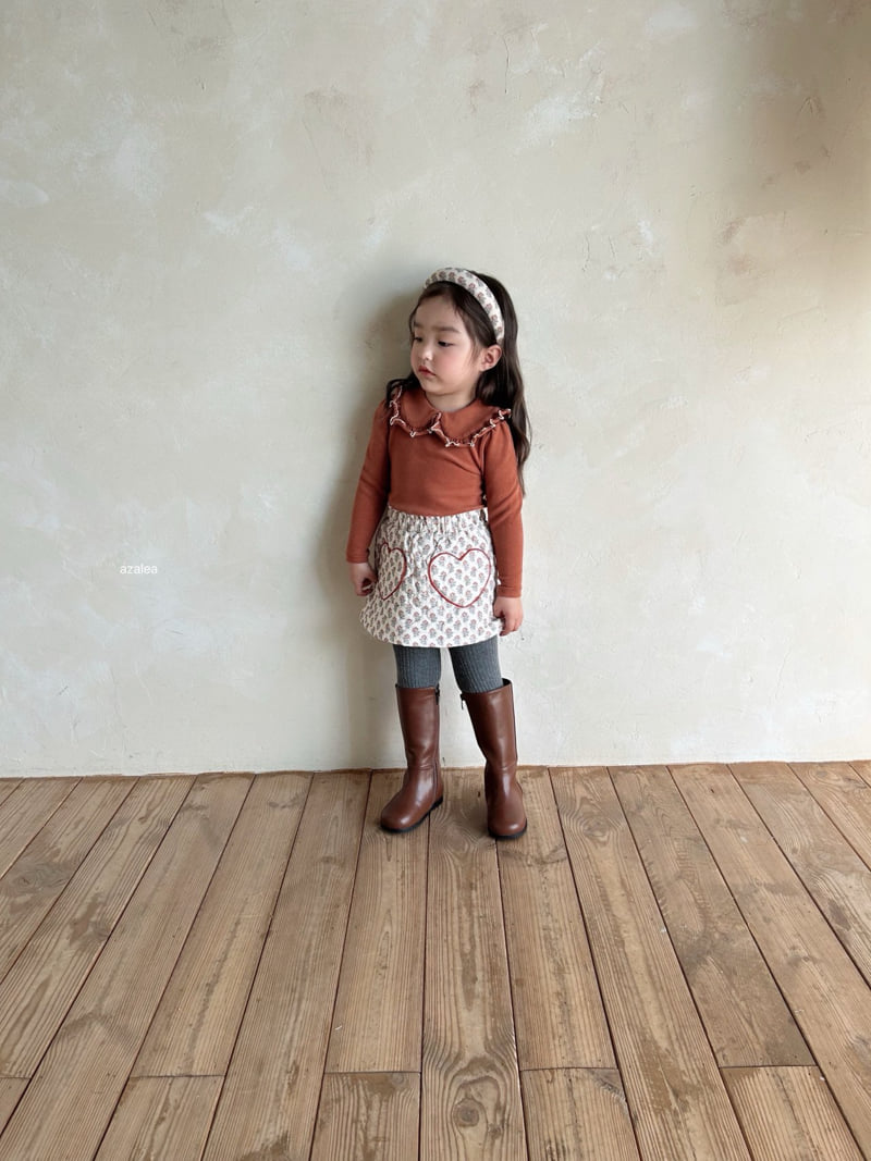 Azalea - Korean Children Fashion - #prettylittlegirls - Daisy Heart Skirt - 11