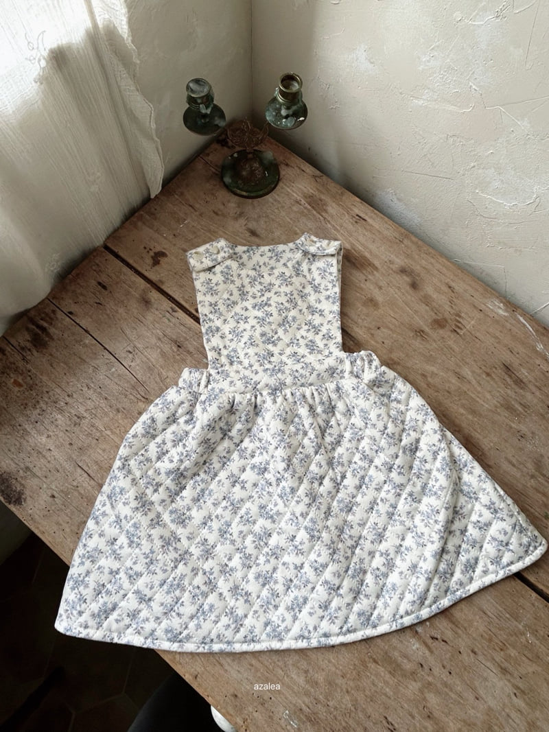Azalea - Korean Children Fashion - #minifashionista - Olivia Quilted One-piece - 4