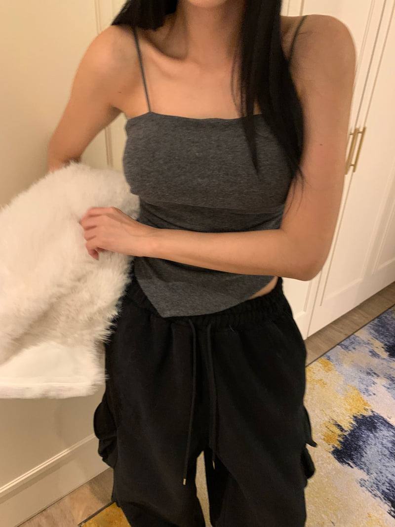 Badcalm - Korean Women Fashion - #momslook - Wool Shirring Tank - 7