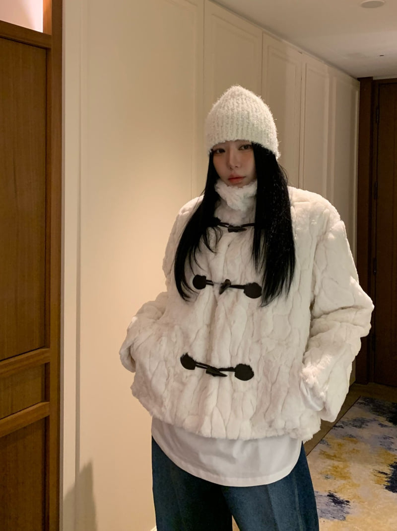 Badcalm - Korean Women Fashion - #momslook - Mink Duffle Jacket - 9