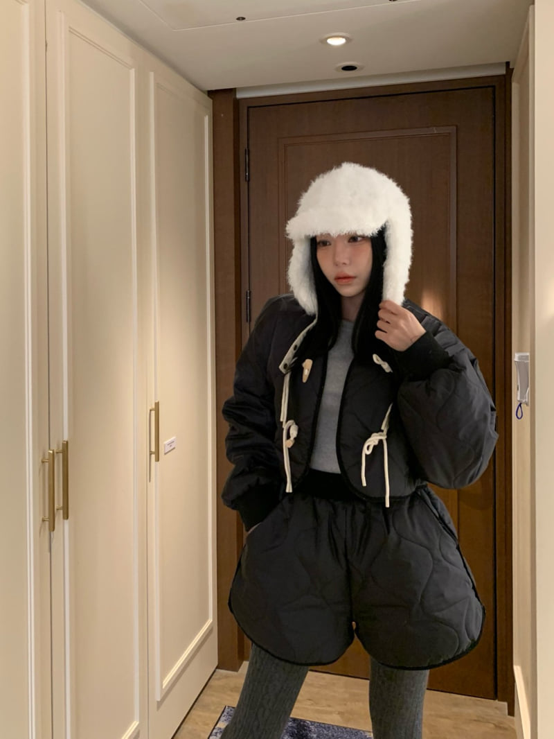 Badcalm - Korean Women Fashion - #momslook - Quilted Mini Set - 2