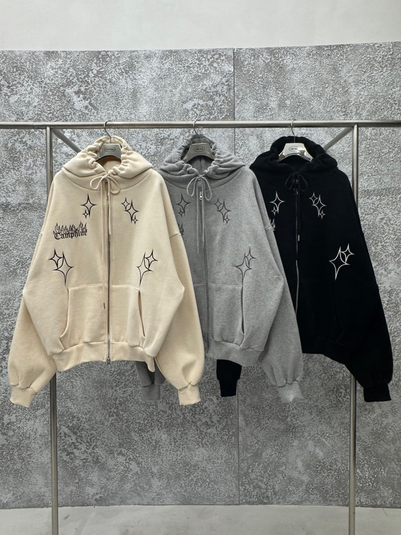 Badcalm - Korean Women Fashion - #momslook - Mix Double Fleece Hoodie Jacket - 5