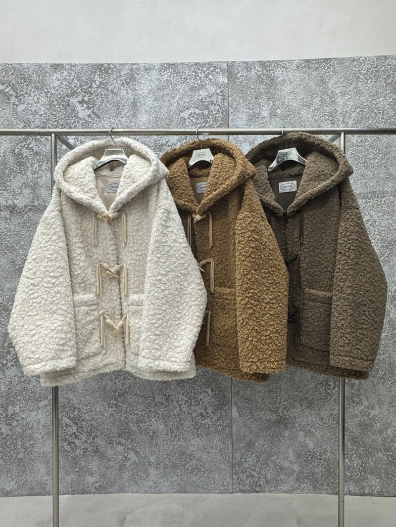Badcalm - Korean Women Fashion - #momslook - Teddy Hood Mustang - 6