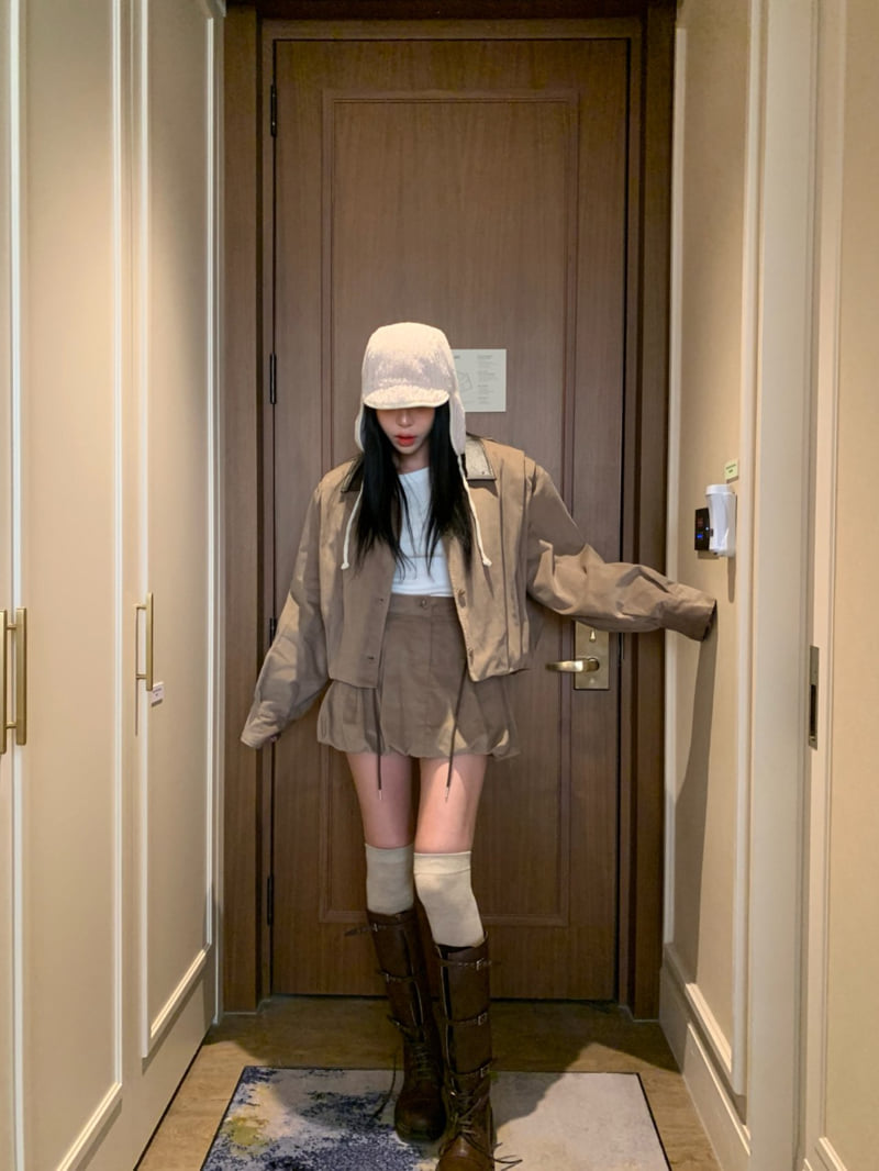Badcalm - Korean Women Fashion - #pursuepretty - Corduroy Pintuck Set - 7