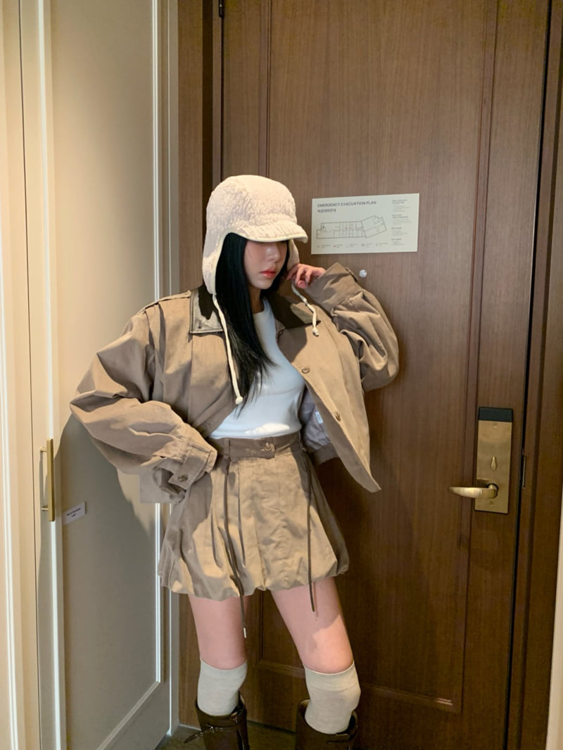 Badcalm - Korean Women Fashion - #romanticstyle - Corduroy Pintuck Set - 9