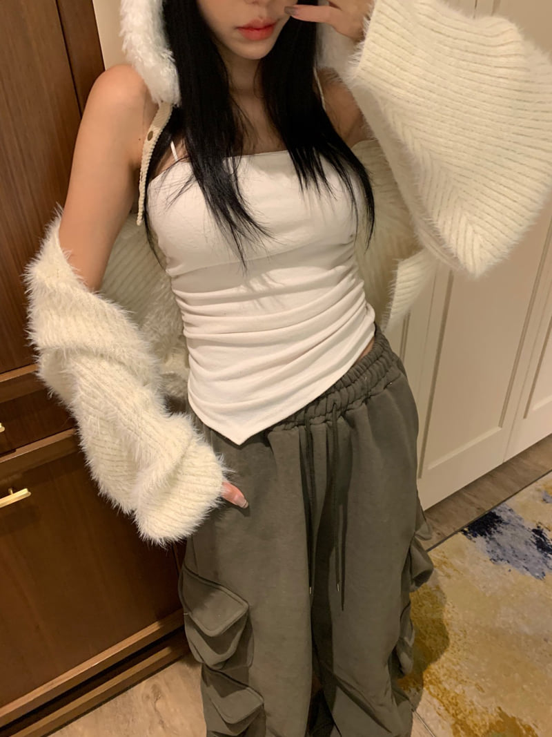 Badcalm - Korean Women Fashion - #shopsmall - Double Pocket Fleece Pants - 2
