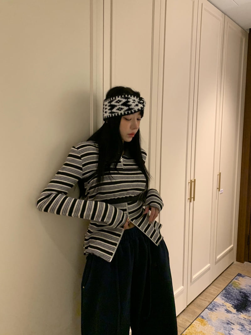 Badcalm - Korean Women Fashion - #thelittlethings - Dan Multi Zip-Up Set - 8
