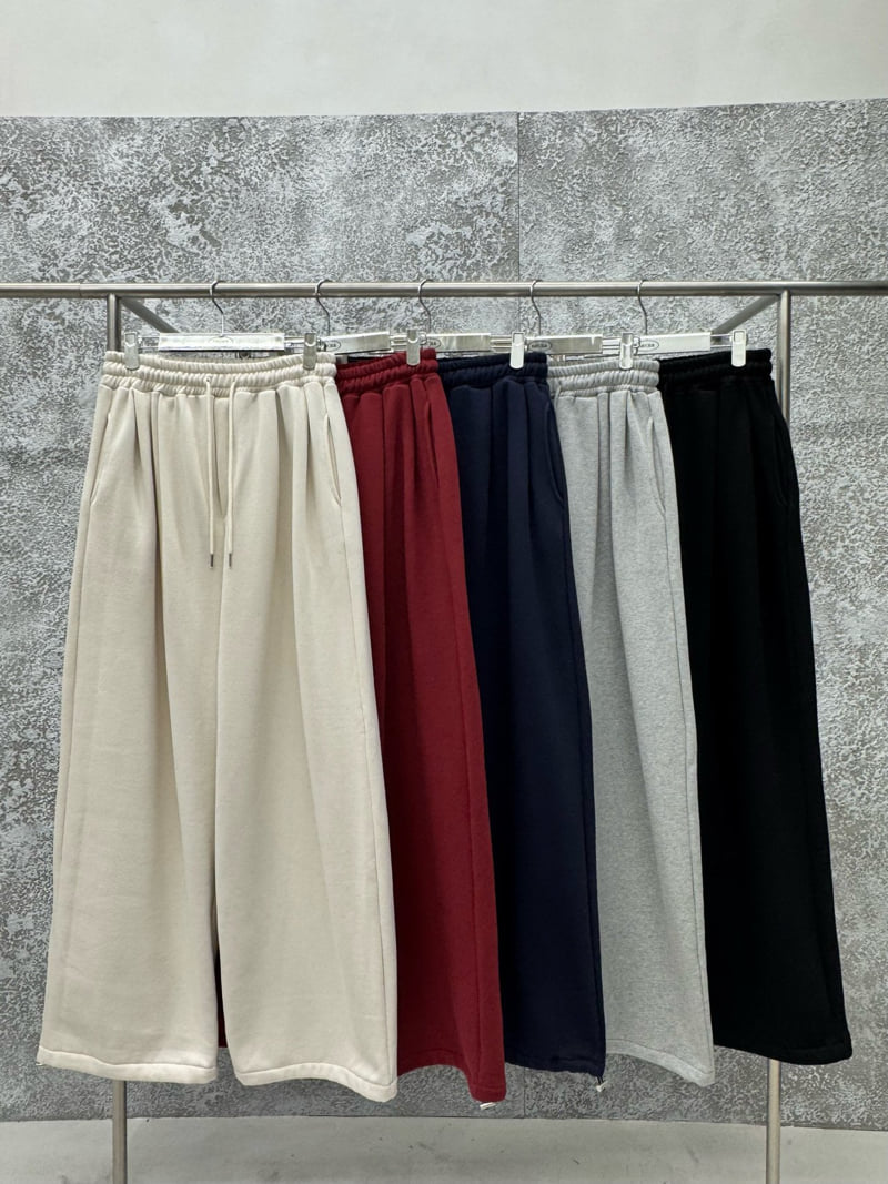 Badcalm - Korean Women Fashion - #vintagekidsstyle - 92 Patch Fleece Wide Pants - 12