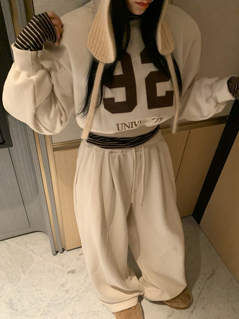 Badcalm - Korean Women Fashion - #womensfashion - 92 Patch Fleece Sweatshirt - 5