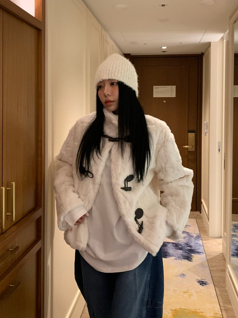 Badcalm - Korean Women Fashion - #womensfashion - Mink Duffle Jacket - 10