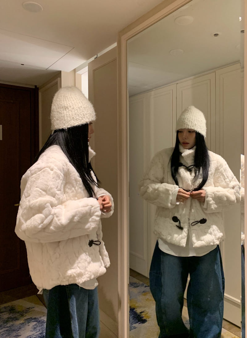 Badcalm - Korean Women Fashion - #womensfashion - Mink Duffle Jacket - 8