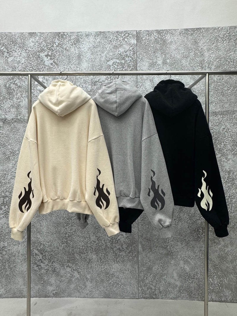 Badcalm - Korean Women Fashion - #womensfashion - Mix Double Fleece Hoodie Jacket - 6