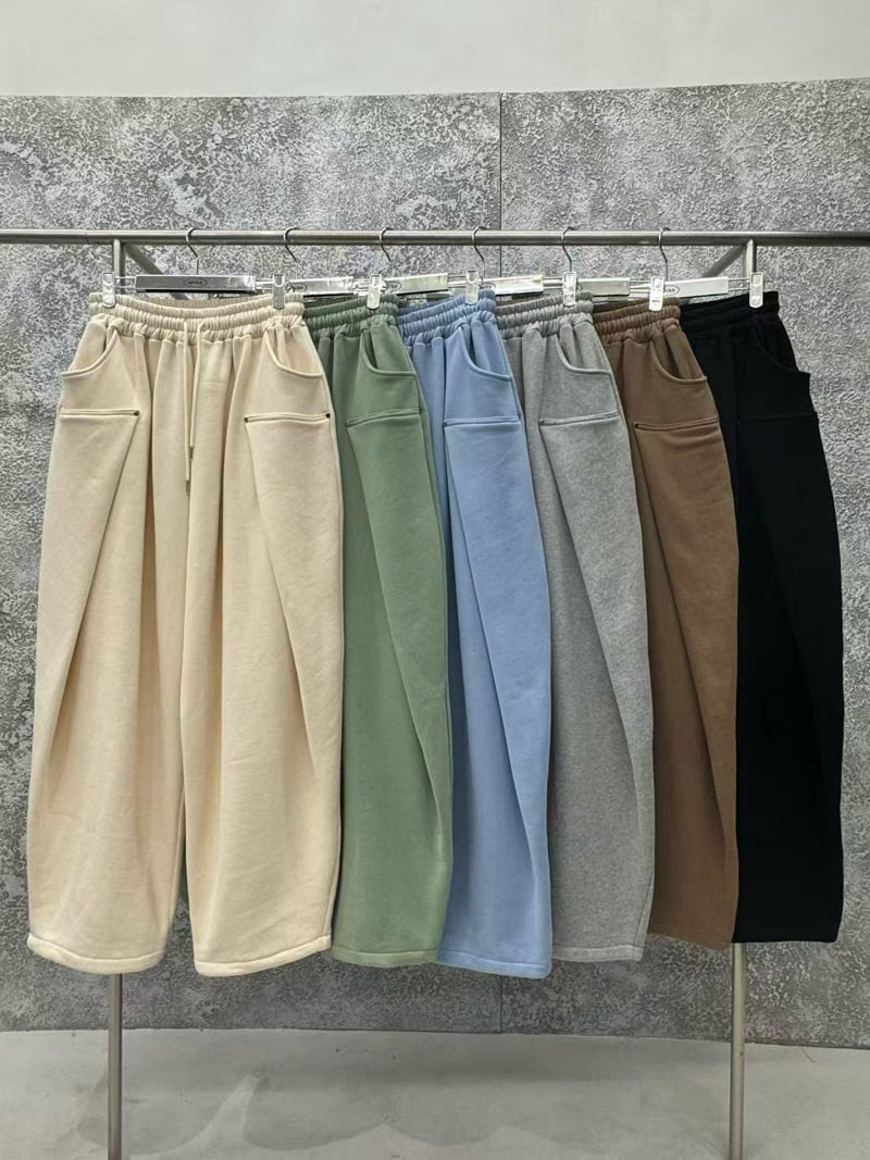 Badcalm - Korean Women Fashion - #womensfashion - Aladdin Double Fleece Pants - 12