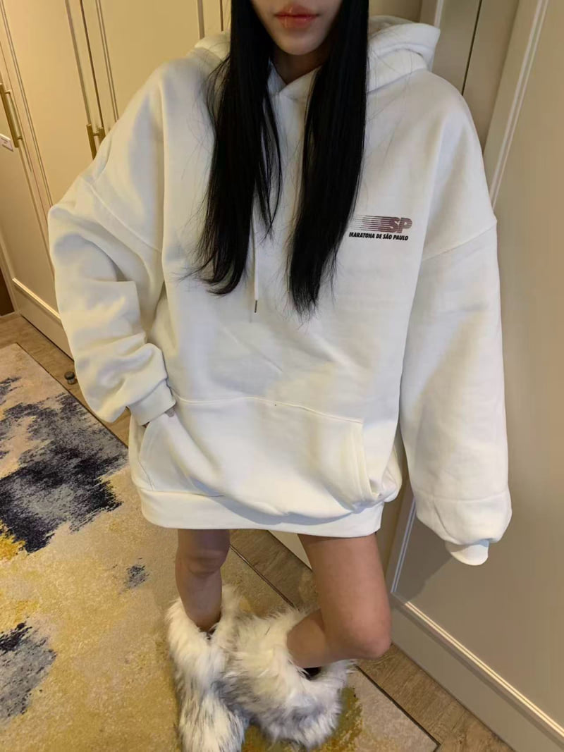 Badcalm - Korean Women Fashion - #womensfashion - Wonder Boxy Hoodie Tee