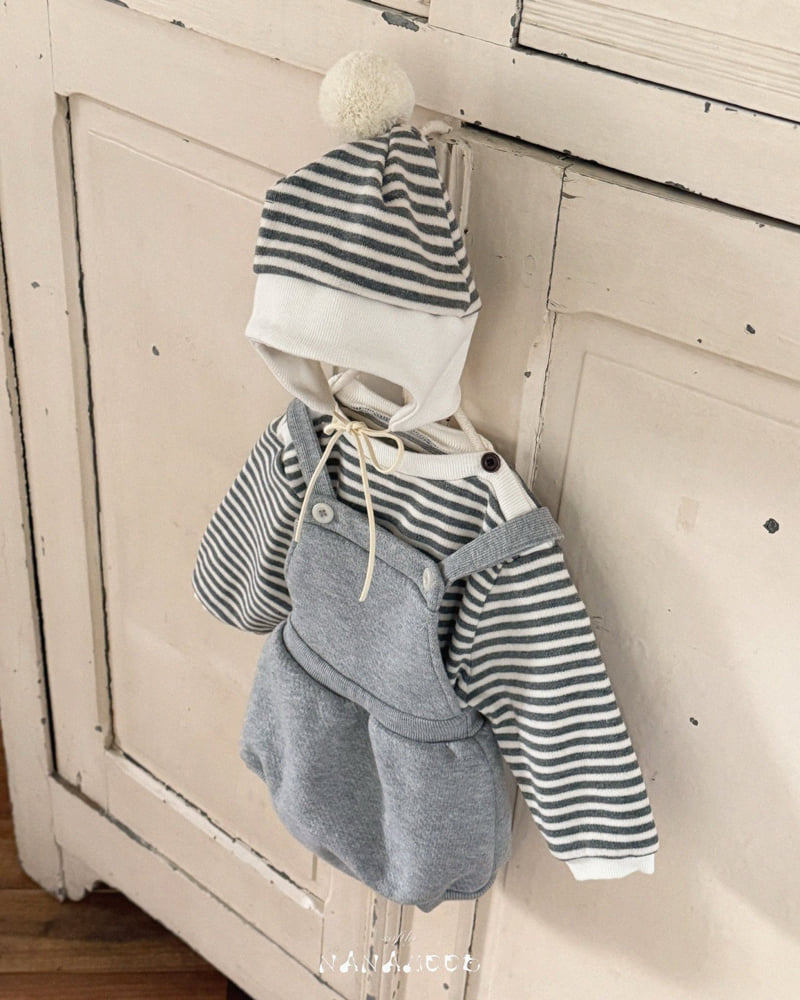 Banana J - Korean Baby Fashion - #babyboutique - Bebe Marine Pom Pom Bonnet - 8