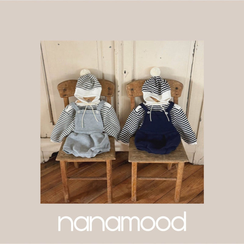 Banana J - Korean Baby Fashion - #babyboutique - Bebe Cozy Suspender Suit