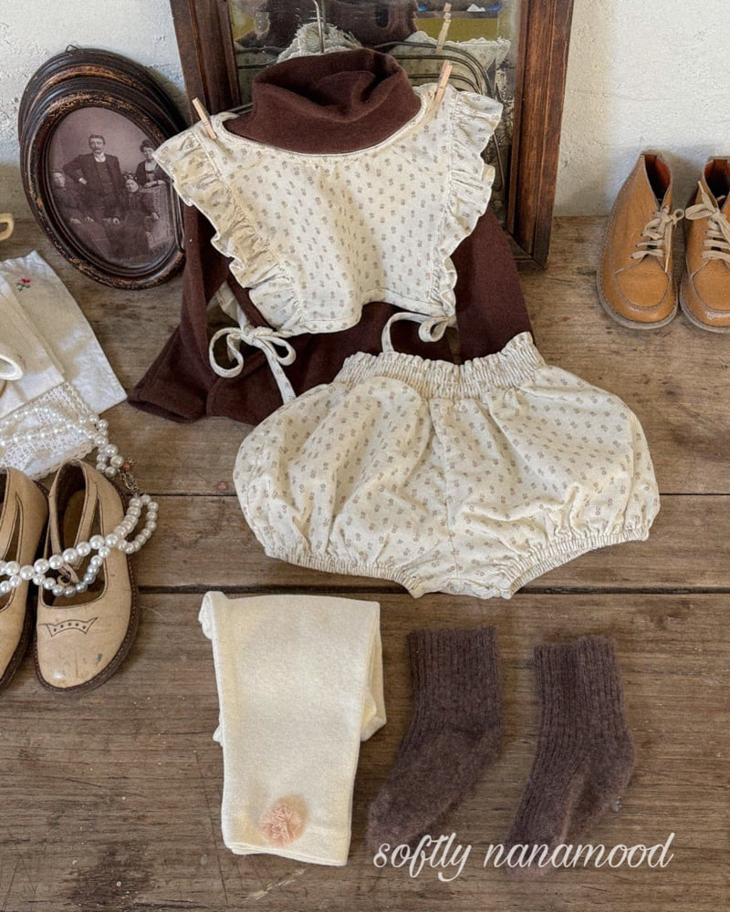 Banana J - Korean Baby Fashion - #babyboutiqueclothing - Bebe Pom Pom Leggings - 6