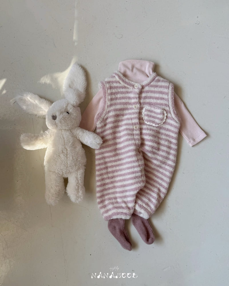 Banana J - Korean Baby Fashion - #babyfashion - Bebe Soft Turtleneck Tee - 6
