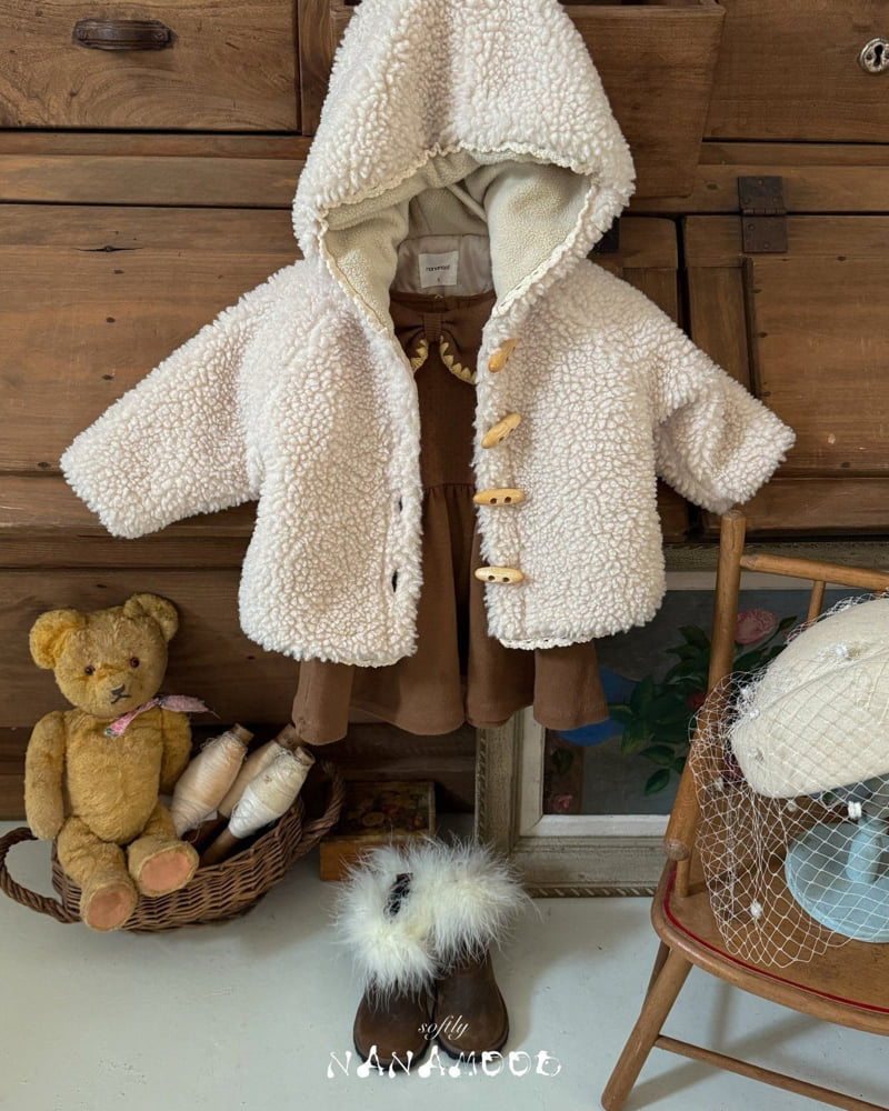 Banana J - Korean Baby Fashion - #babylifestyle - Bebe Cone Cozy Coat - 7