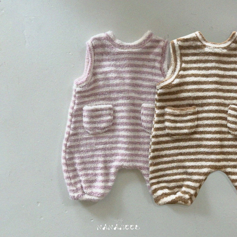 Banana J - Korean Baby Fashion - #babylifestyle - Bebe Fluffy Spoon Coveralls - 12